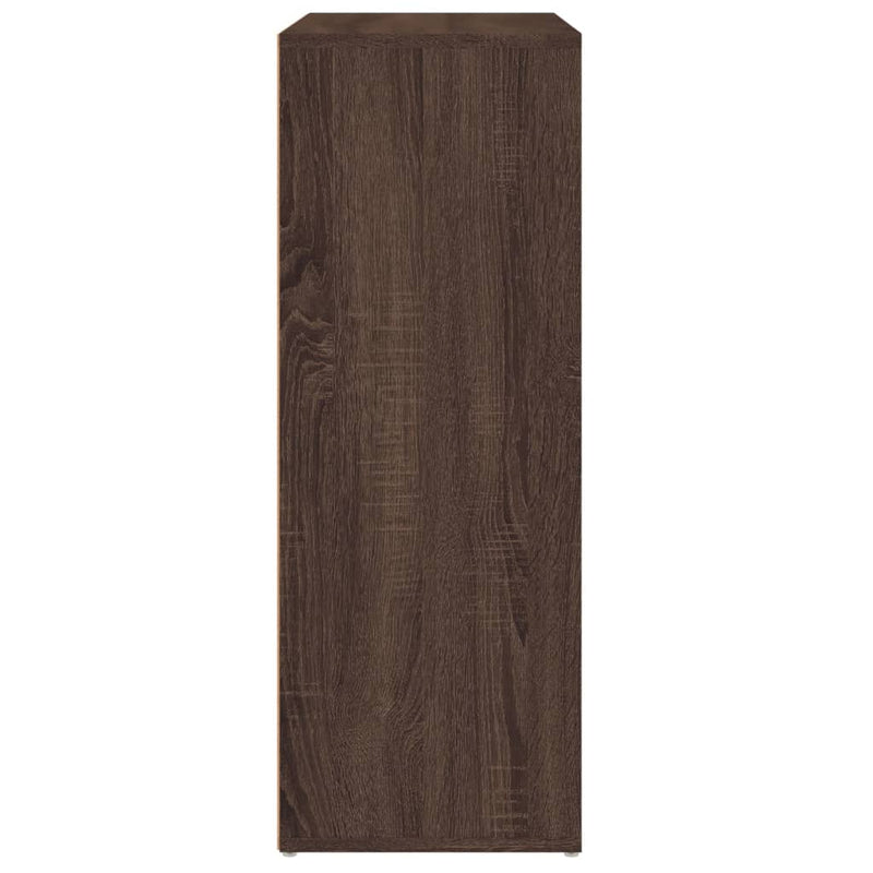 Sideboard Braun Eichen-Optik 60x31x84 cm Holzwerkstoff