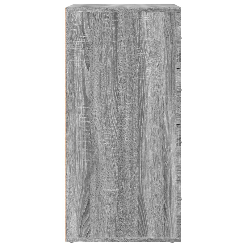 Sideboard Grau Sonoma 60x39x80 cm Holzwerkstoff
