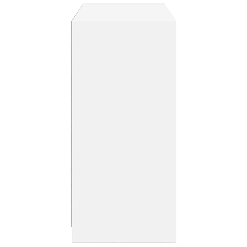 Kleiderschrank Weiß 77x48x102 cm Holzwerkstoff
