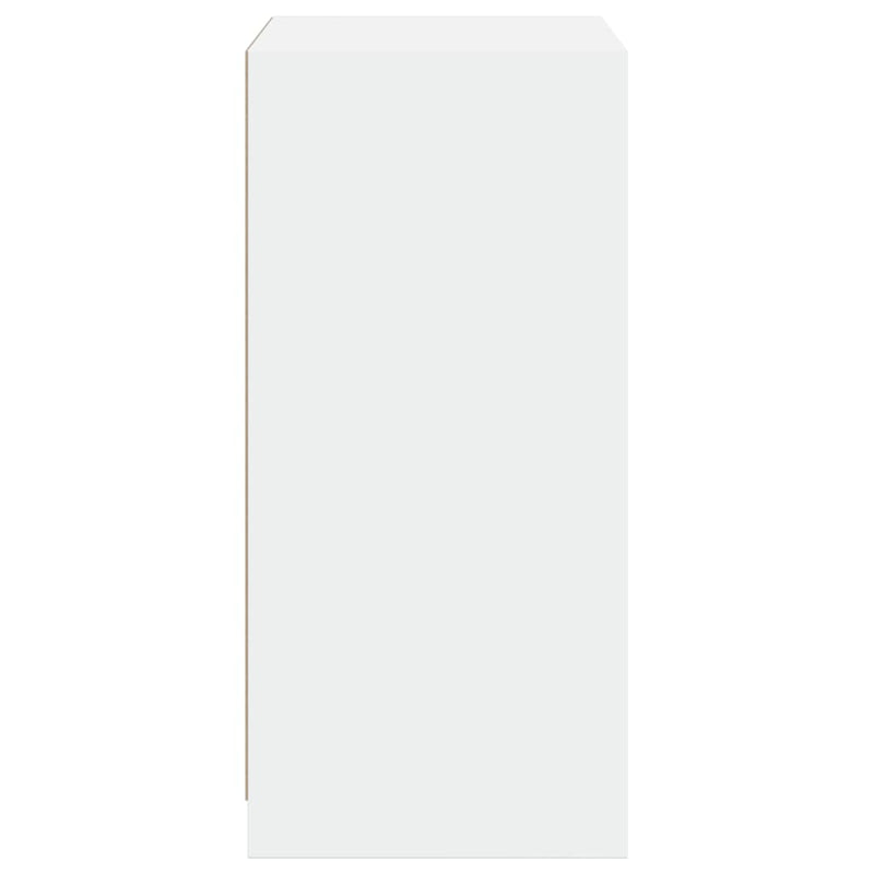 Kleiderschrank Weiß 48x41x102 cm Holzwerkstoff