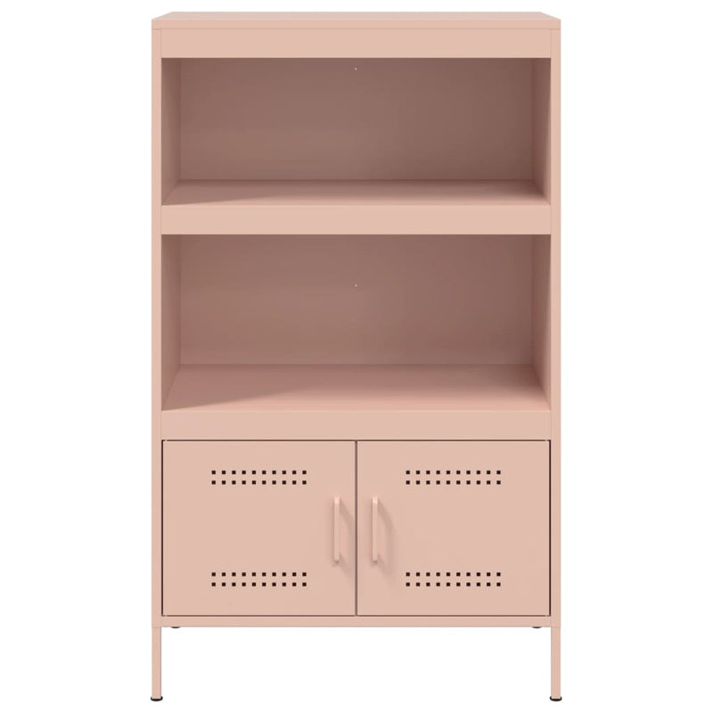 Highboard Rosa 68x39x113 cm Stahl