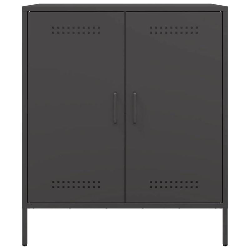 Sideboard Schwarz 68x39x79 cm Stahl