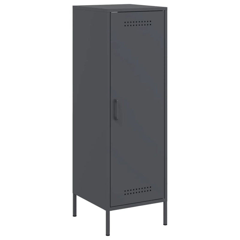 Highboard Anthrazit 36x39x113 cm Stahl