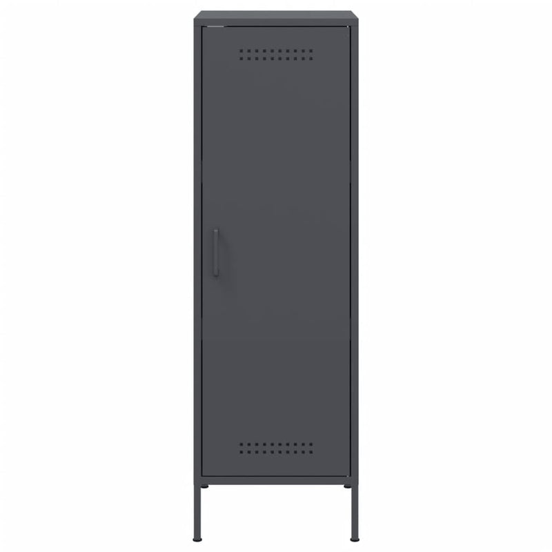 Highboard Anthrazit 36x39x113 cm Stahl