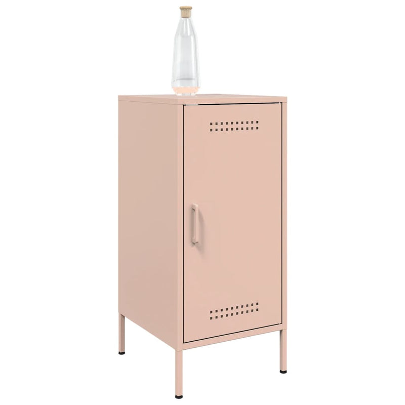 Sideboard Rosa 36x39x79 cm Kaltgewalzter Stahl