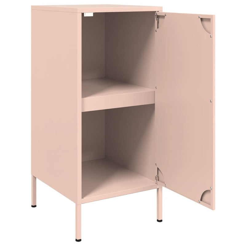 Sideboard Rosa 36x39x79 cm Kaltgewalzter Stahl