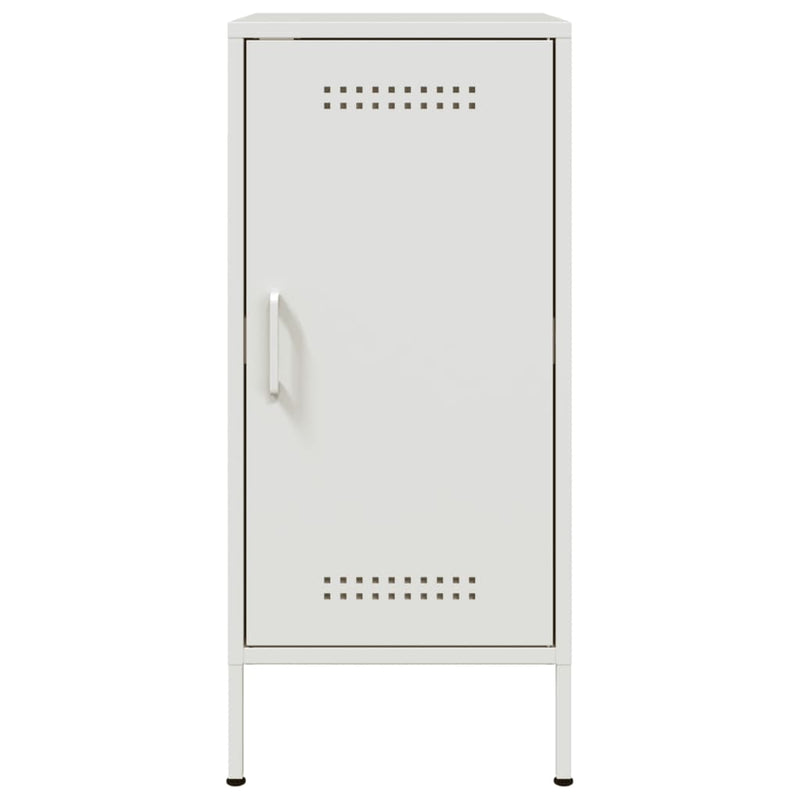 Sideboards 2 Stk. Weiß 36x39x79 cm Kaltgewalzter Stahl