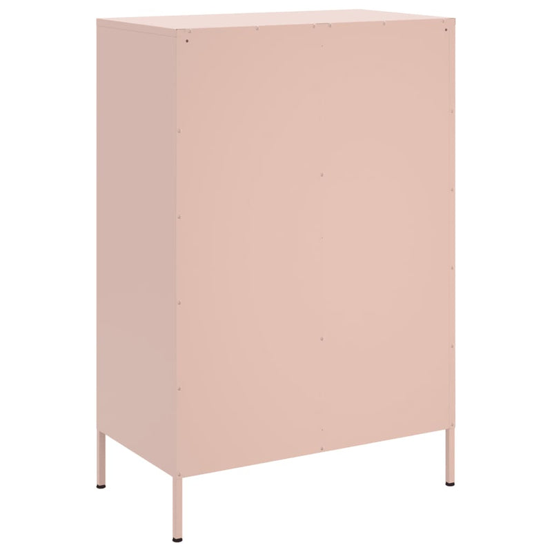 Highboard Rosa 68x39x101,5 cm Kaltgewalzter Stahl