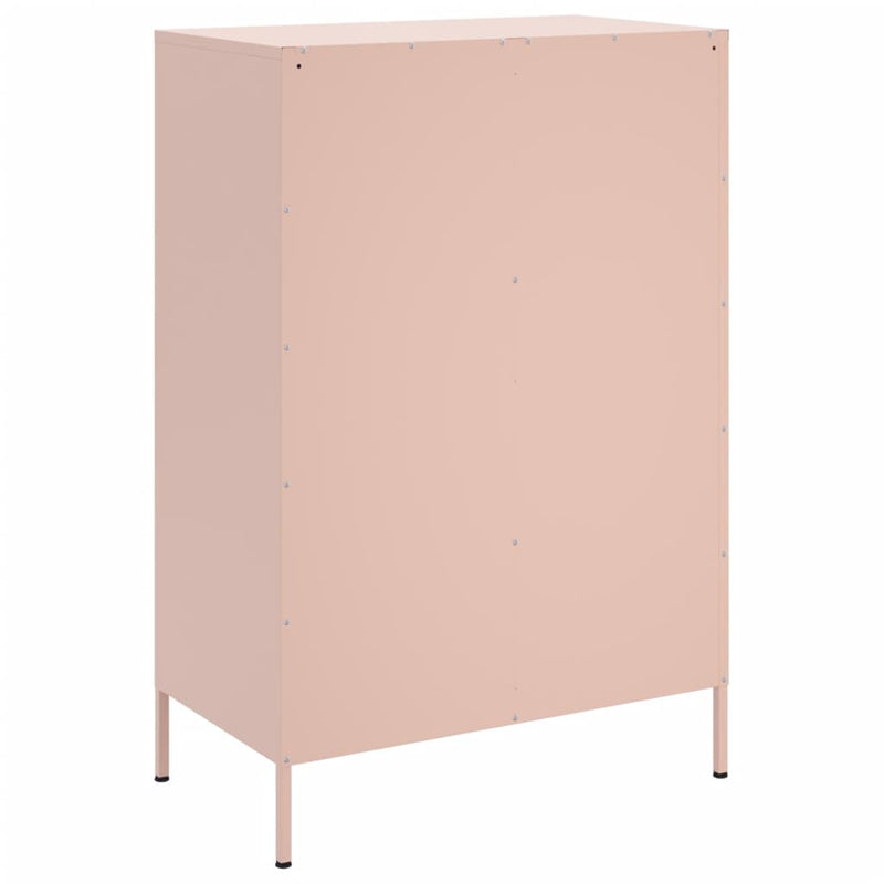 Highboard Rosa 68x39x101,5 cm Kaltgewalzter Stahl