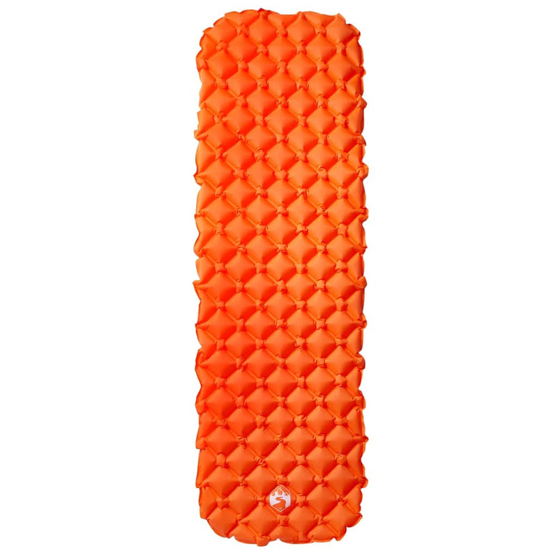 Aufblasbare Isomatte Orange 190x58x6 cm