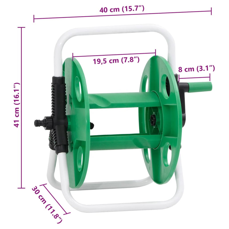 Schlauchtrommel Freistehend für 45 m 1/2" Schlauch Stahl