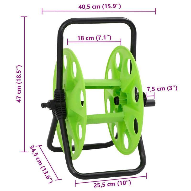 Schlauchtrommel Freistehend für 45 m 1/2" Schlauch Stahl