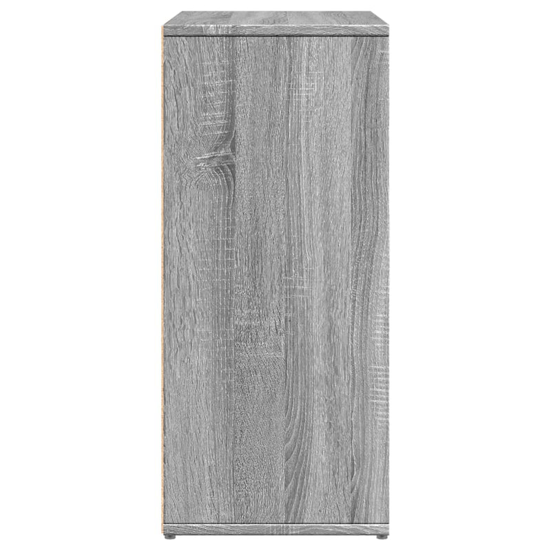 Sideboards 2 Stk. Grau Sonoma-Eiche 60x31x70 cm Holzwerkstoff