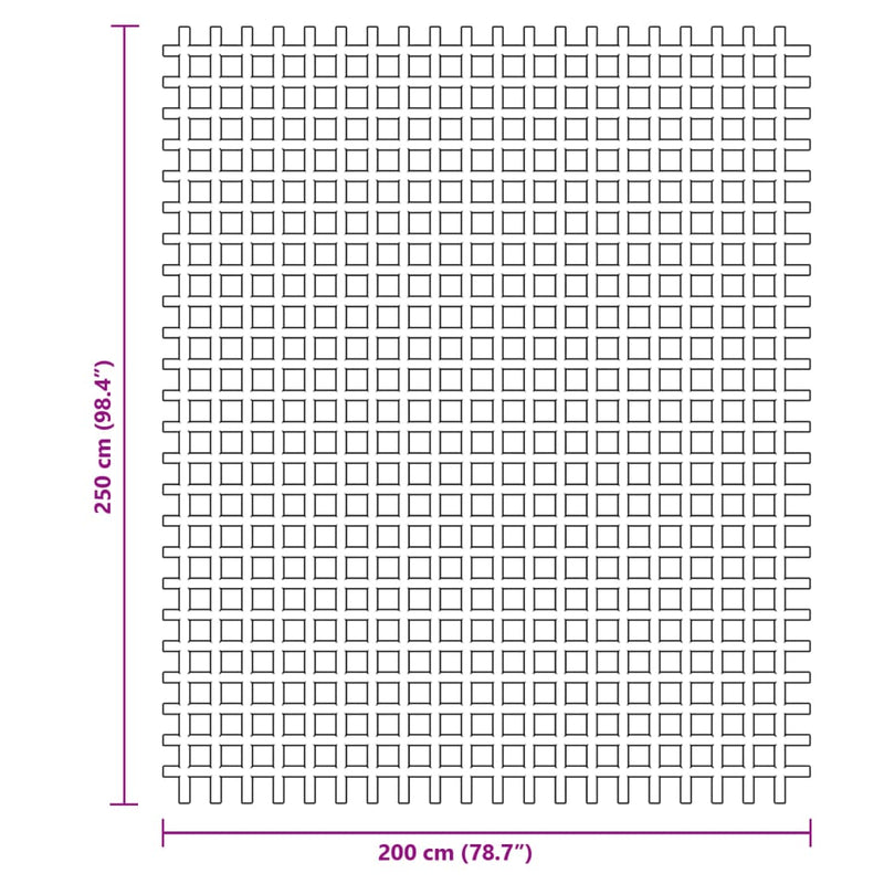 Campingteppich Grün 2,5x2 m