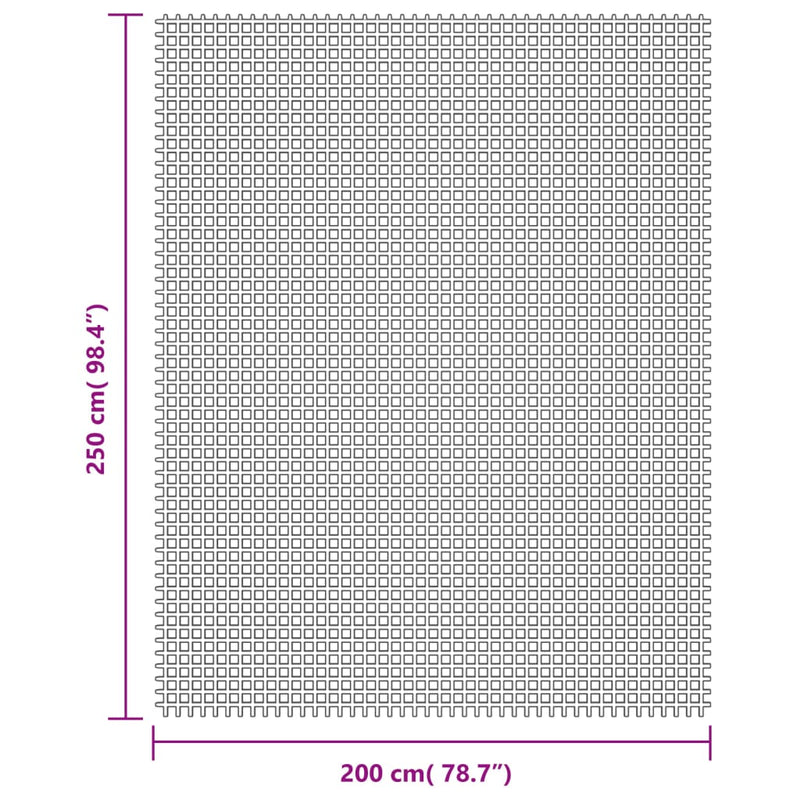 Campingteppich Creme 2,5x2 m