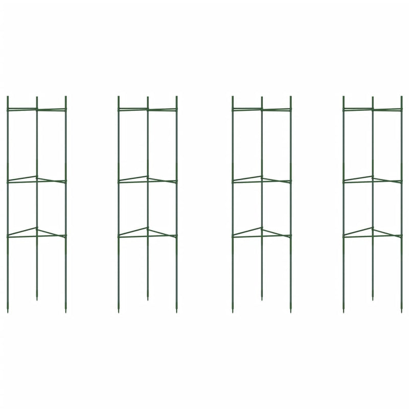 Tomatenkäfige 4 Stk. 116 cm Stahl und PP