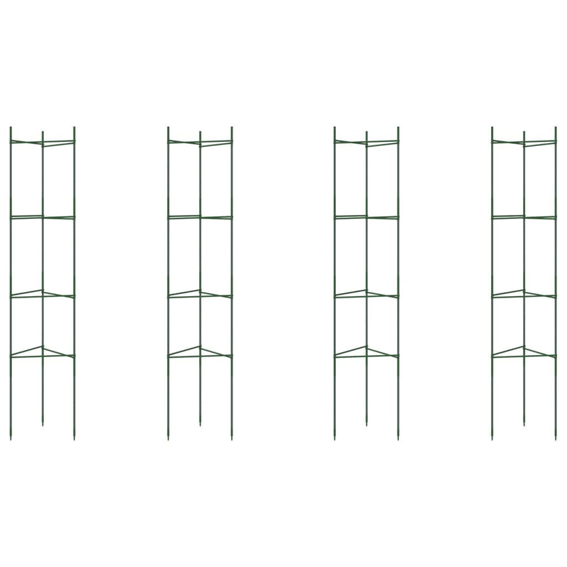 Tomatenkäfige 4 Stk. 154 cm Stahl und PP