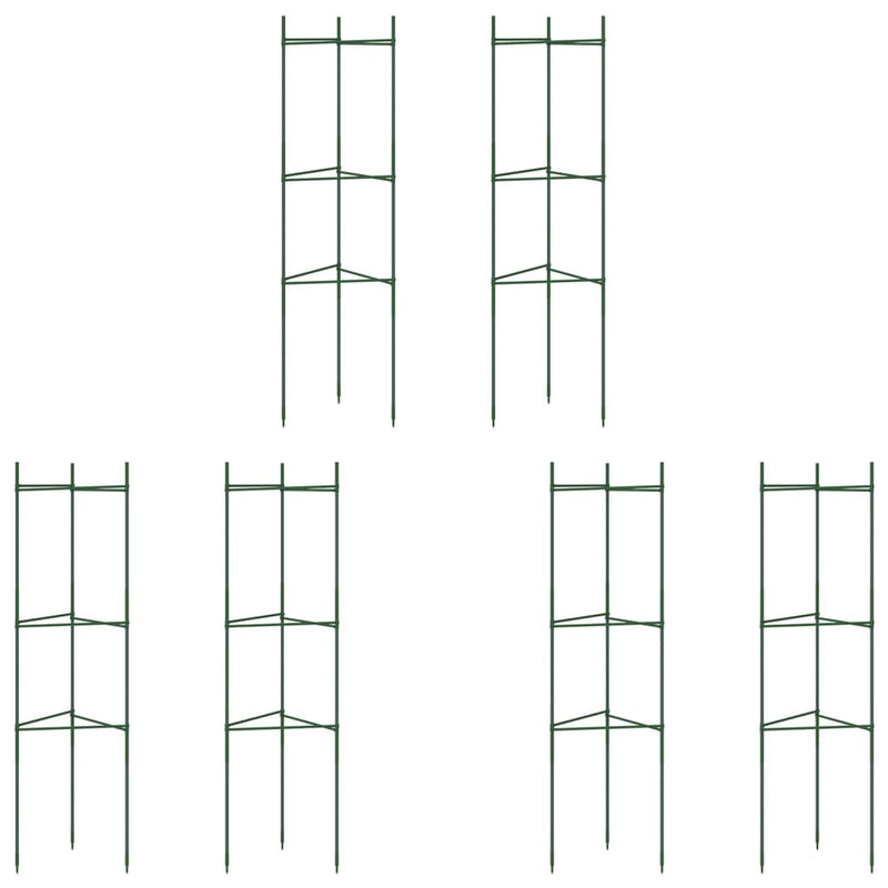 Tomatenkäfige 6 Stk. 116 cm Stahl und PP