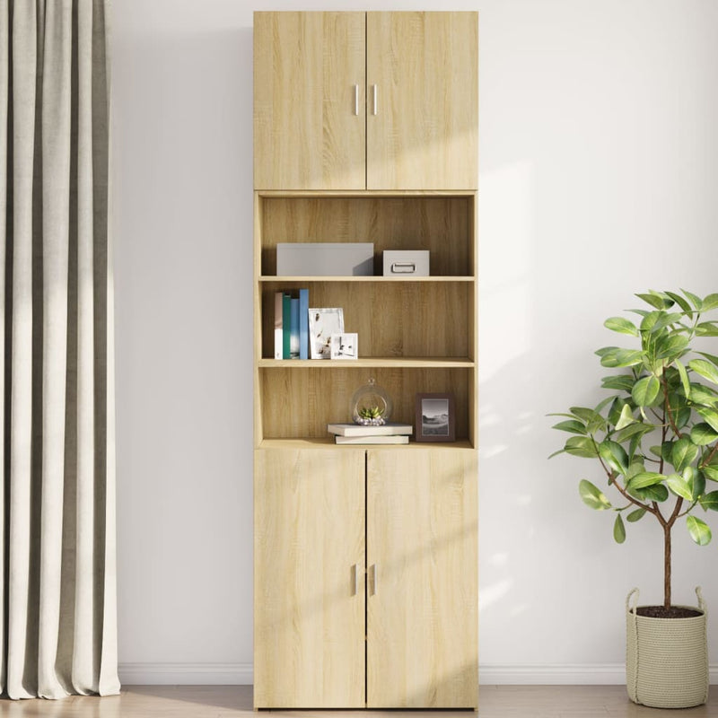 Wandschrank Sonoma-Eiche 80x42,5x64 cm Holzwerkstoff