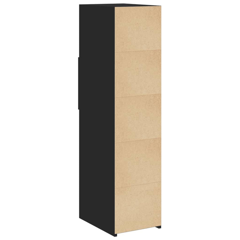 Highboard Schwarz 30x42,5x124 cm Holzwerkstoff