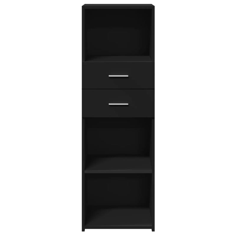 Highboard Schwarz 40x42,5x124 cm Holzwerkstoff