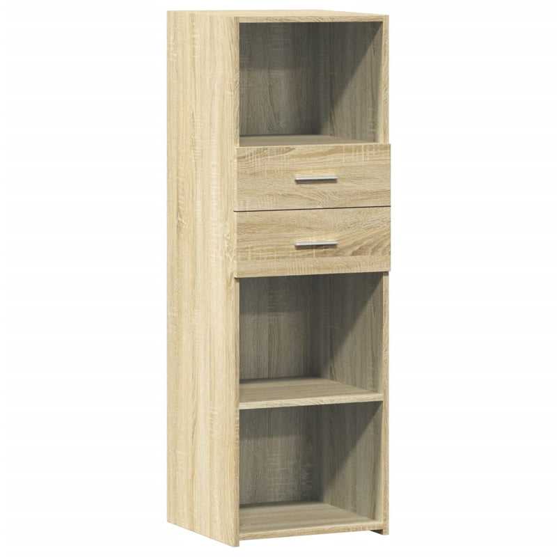 Highboard Sonoma-Eiche 40x42,5x124 cm Holzwerkstoff