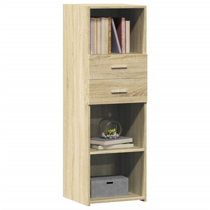 Highboard Sonoma-Eiche 40x42,5x124 cm Holzwerkstoff