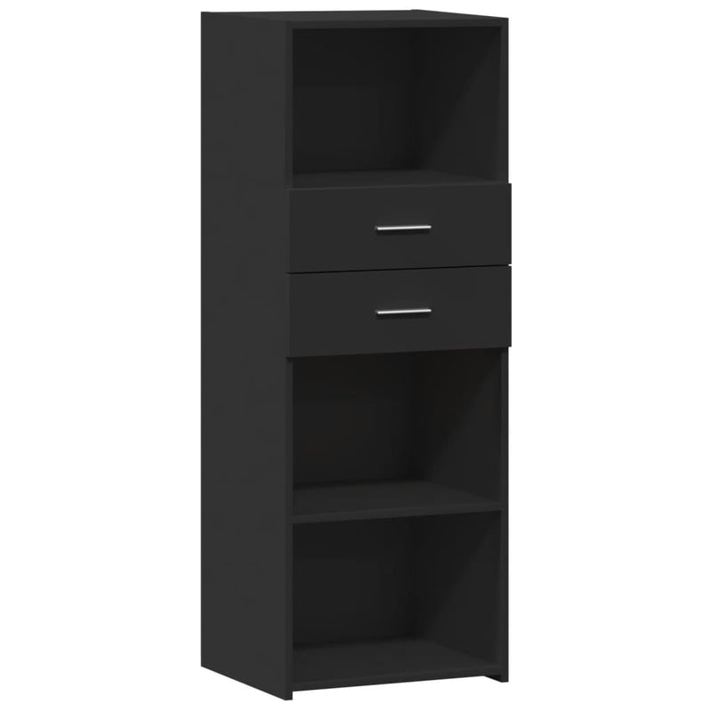 Highboard Schwarz 45x42,5x124 cm Holzwerkstoff