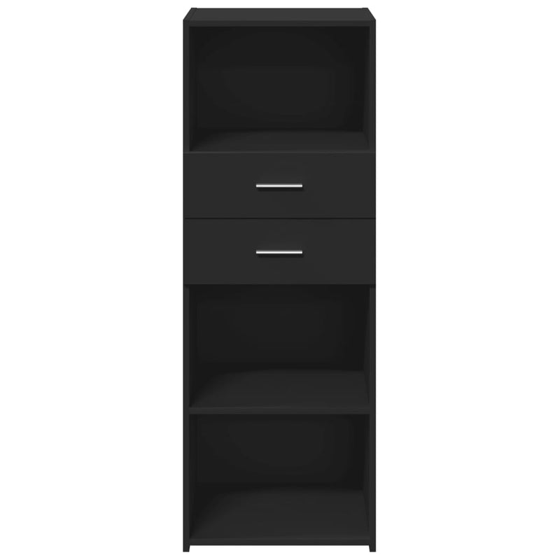 Highboard Schwarz 45x42,5x124 cm Holzwerkstoff