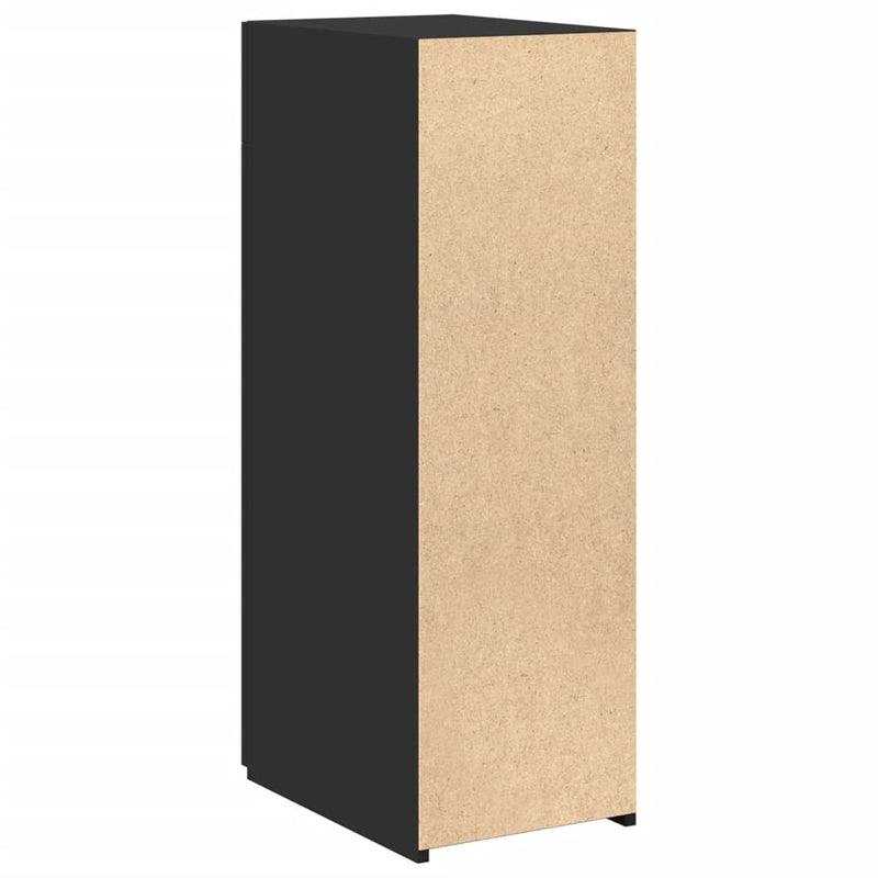 Sideboard Schwarz 30x42,5x93 cm Holzwerkstoff