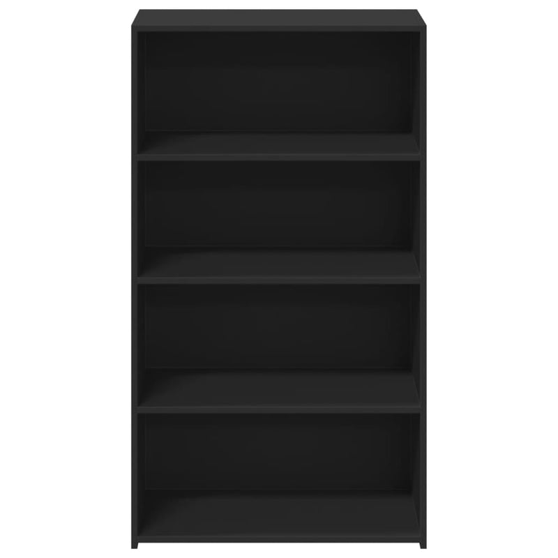 Highboard Schwarz 70x41x124 cm Holzwerkstoff