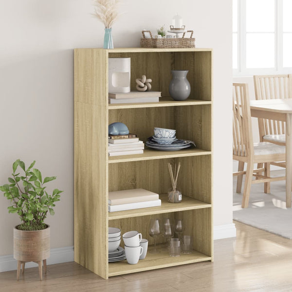 Highboard Sonoma-Eiche 70x41x124 cm Holzwerkstoff