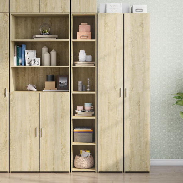 Highboard Sonoma-Eiche 30x41x185 cm Holzwerkstoff