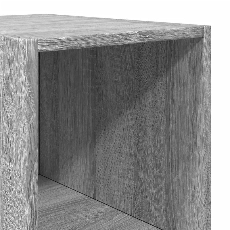 Highboard Grau Sonoma-Eiche 30x41x185 cm Holzwerkstoff