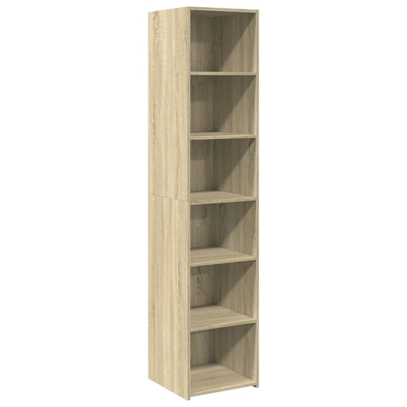 Highboard Sonoma-Eiche 40x41x185 cm Holzwerkstoff