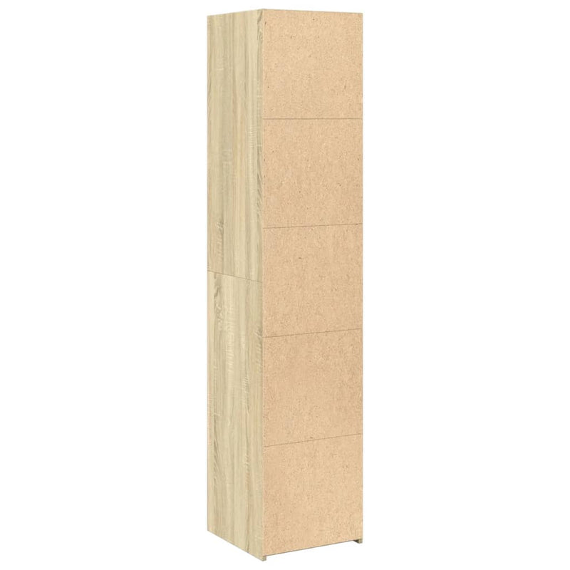 Highboard Sonoma-Eiche 40x41x185 cm Holzwerkstoff