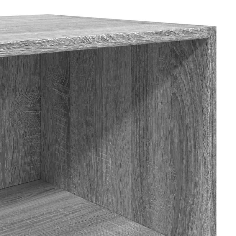 Highboard Grau Sonoma-Eiche 40x41x185 cm Holzwerkstoff