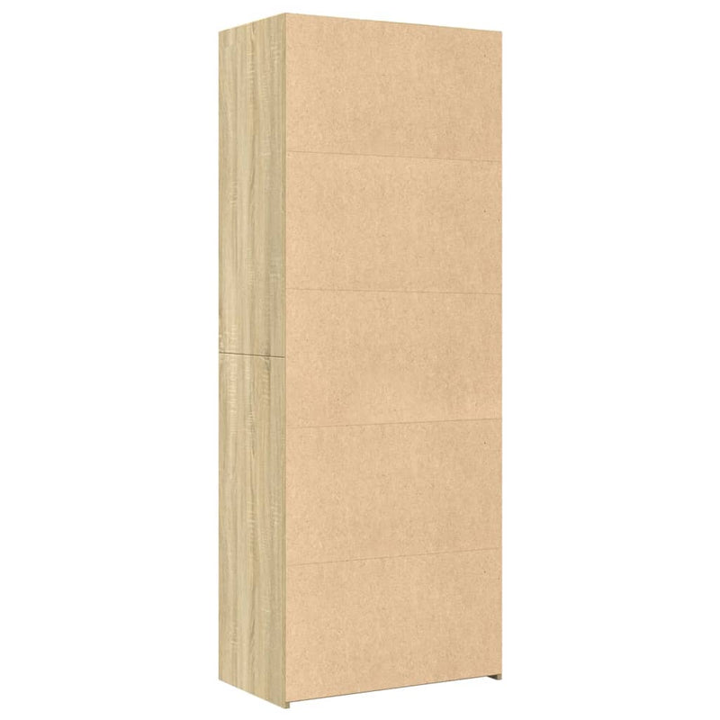 Highboard Sonoma-Eiche 70x41x185 cm Holzwerkstoff