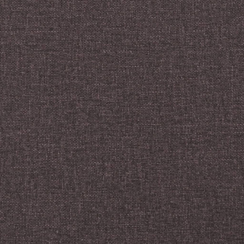 Bettgestell Dunkelbraun 120x200 cm Stoff