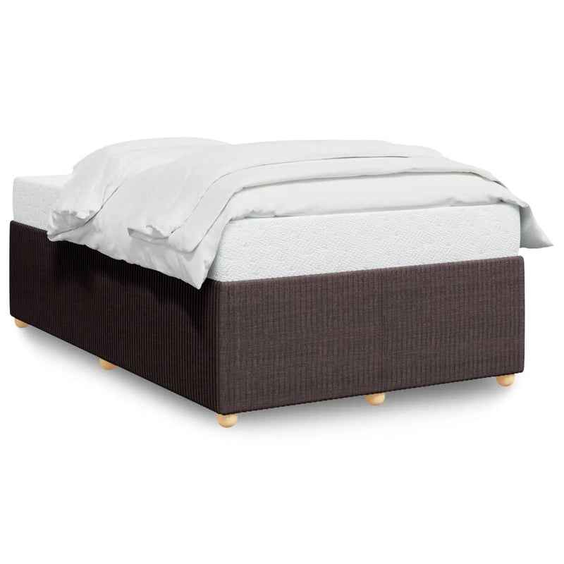 Bettgestell Dunkelbraun 120x200 cm Stoff