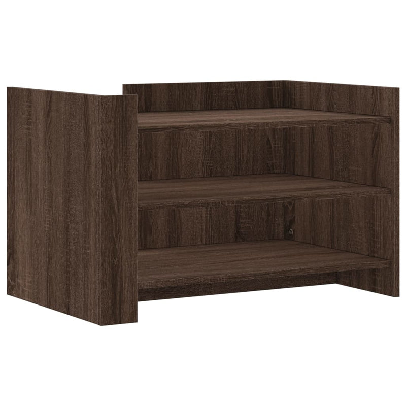 Couchtisch Braun Eichen-Optik 80x50x50 cm Holzwerkstoff