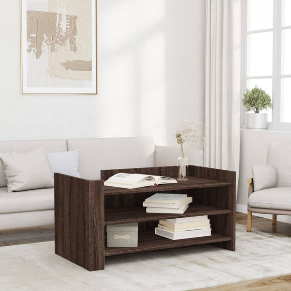 Couchtisch Braun Eichen-Optik 100x50x50 cm Holzwerkstoff