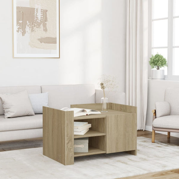 Couchtisch Sonoma-Eiche 80x50x50 cm Holzwerkstoff