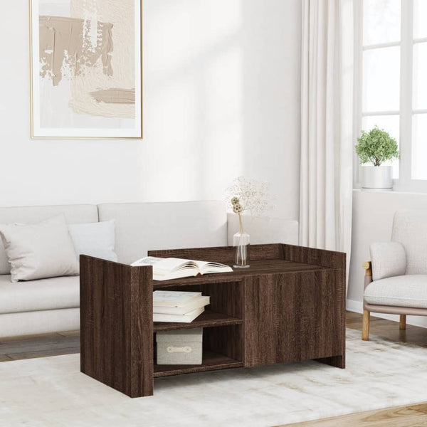 Couchtisch Braun Eichen-Optik 100x50x50 cm Holzwerkstoff