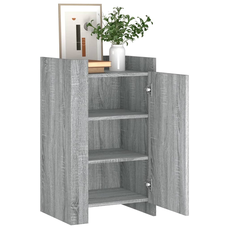 Sideboard Grau Sonoma 45x35x75 cm Holzwerkstoff