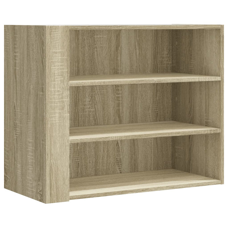 Wandregal Sonoma-Eiche 75x35x60 cm Holzwerkstoff