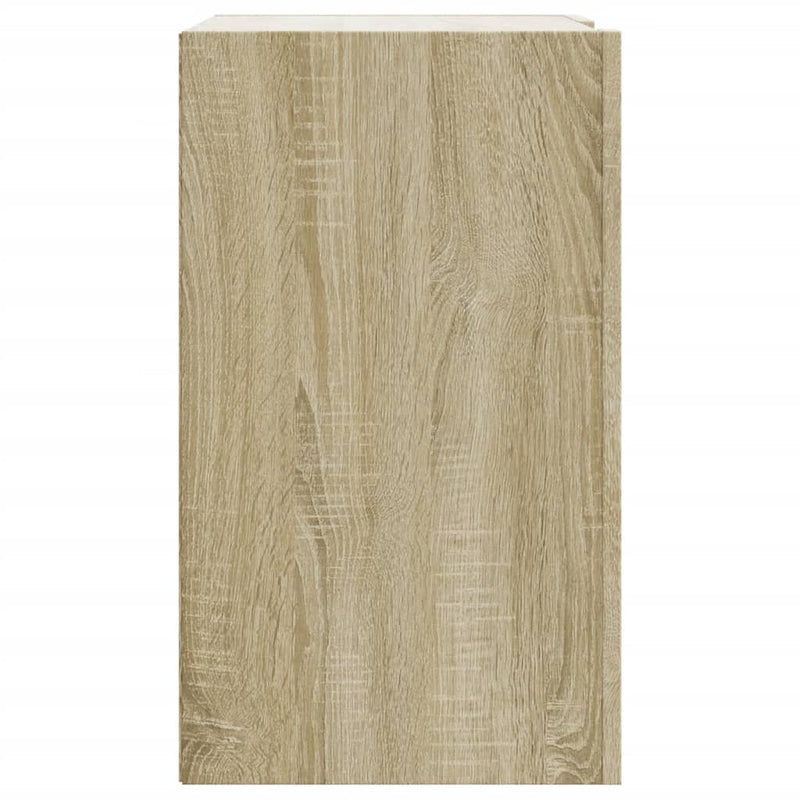 Wandregal Sonoma-Eiche 75x35x60 cm Holzwerkstoff