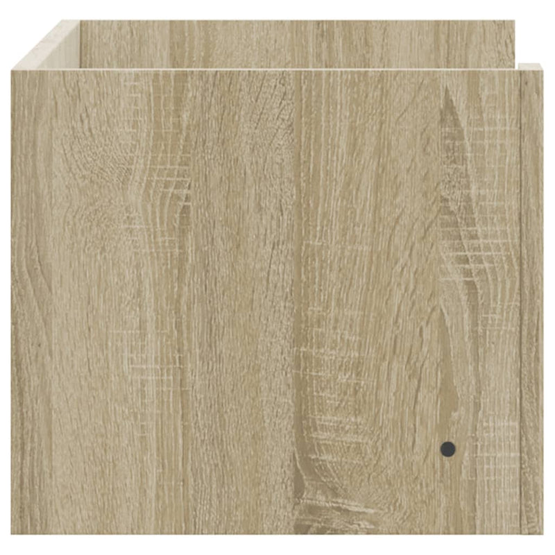 Wandregal Sonoma-Eiche 70,5x35x30,5 cm Holzwerkstoff