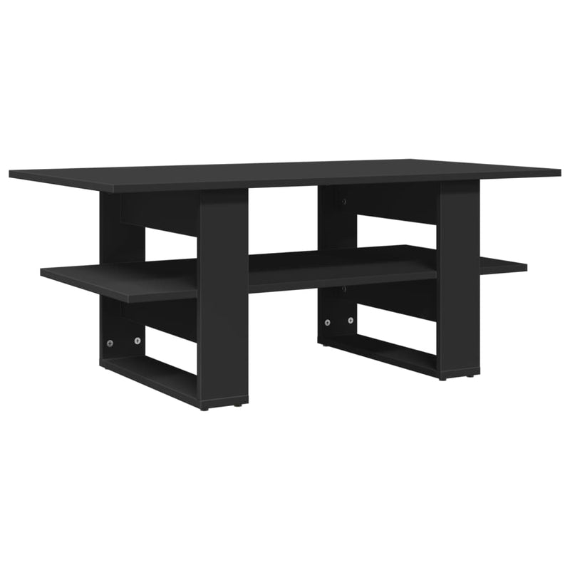 Couchtisch Schwarz 102x55x42 cm Holzwerkstoff