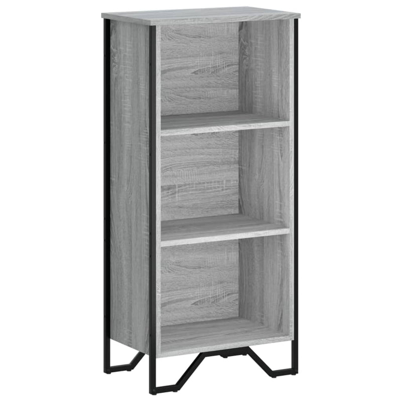 Bücherregal Grau Sonoma 50x31x106 cm Holzwerkstoff